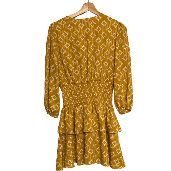 Francesca’s Faux Wrap Ruffle Skirt Dress - Picture 2 of 7